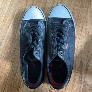 Unisex Black Levi Strauss & co canvas shoes